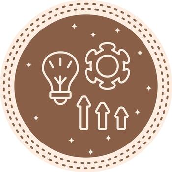 Evolution Sharp Minimal Graphic vector