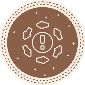 Contingency Utility Oriented Graphic Symbol vector