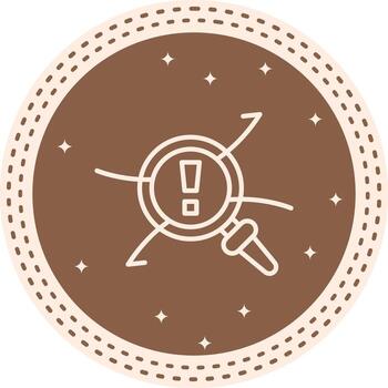 Avoidance Sharp Line Art Drawing vector