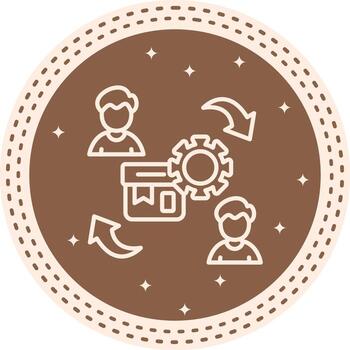 proceso núcleo digital diseño característica vector