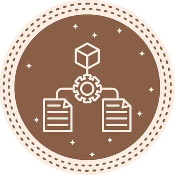 Predictive Modeling Adaptive Mobile Design Graphic vector