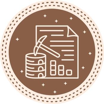 Data Mining Layered Creative Graphic Layout vector