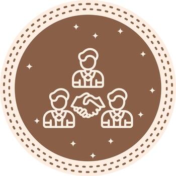 Collaboration Compact UI Graphic Sketch vector