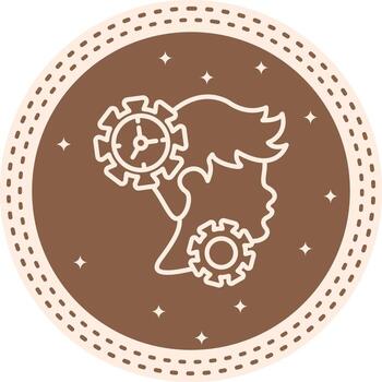 Time Management Concise Digital Graphic Sketch vector