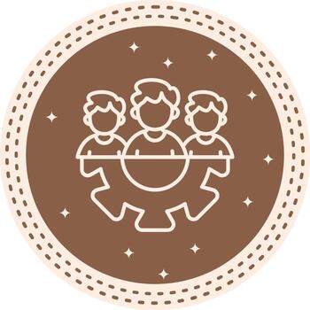 Team Management Balanced Digital Design Feature vector