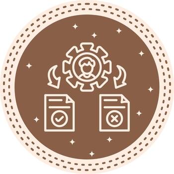 Task Balanced Mobile App Symbol vector