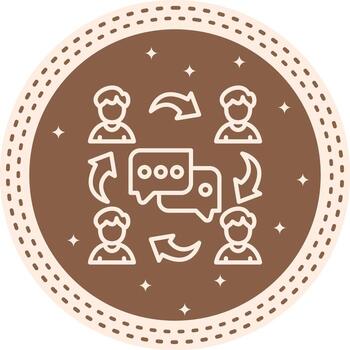 Commuication Minimal Web Graphic Form vector