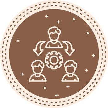 organización estructura único móvil diseño gráfico vector