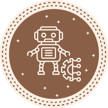 robot resumen usuario interfaz forma vector