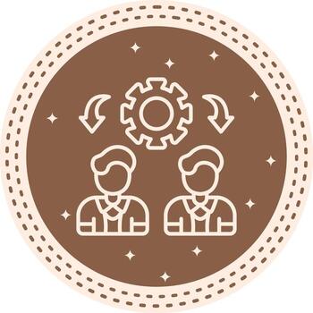 Interpersonal Skills Core User Interface Mark vector