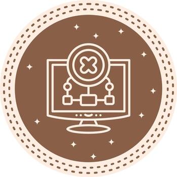 No Connection Branded User Experience Symbol vector