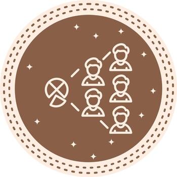 Segmentation Unique Web Graphic Asset vector