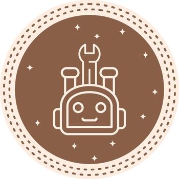 Bot Innovative Visual Design Asset vector