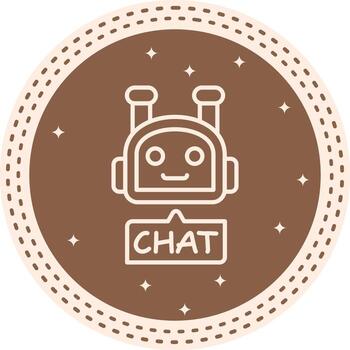 Bot Geometric UI Graphic Layout vector