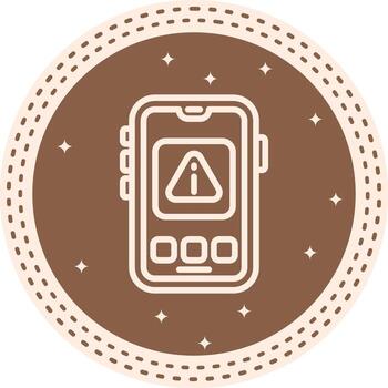 Mobile Error Unique Web Graphic Asset vector
