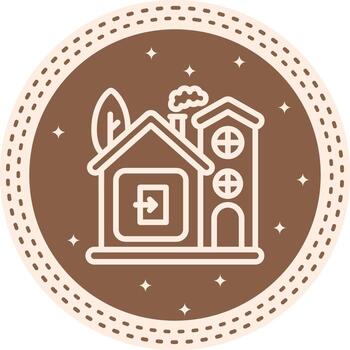 hogar salida agudo web gráfico ilustración vector