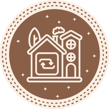 Home Repeat Scalable Visual Design Element vector