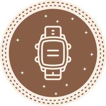 inteligente reloj igual vibrante web diseño elemento vector
