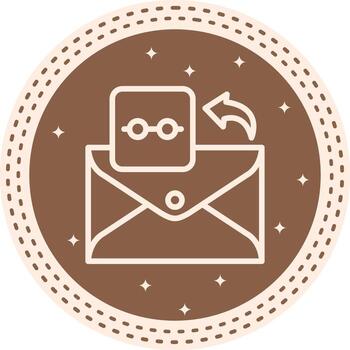 correo electrónico ojo lentes conciso ui diseño vector