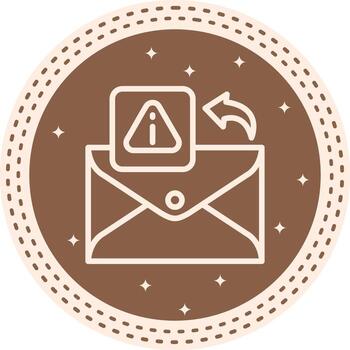 Email Error Abstract User Interface Shape vector