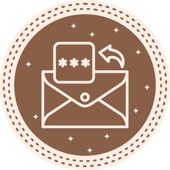 correo electrónico alfiler código intuitivo digital gráfico diseño vector