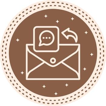 Email Chat Feature Highlight Design Mark vector