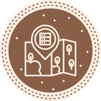 ubicación base de datos funcional móvil diseño gráfico vector