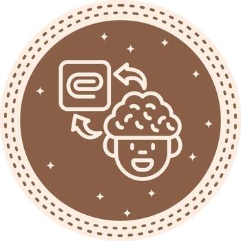 Brain Attachment Advanced Digital Layout vector