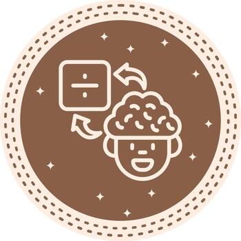 cerebro dividir estructurado ui diseño vector