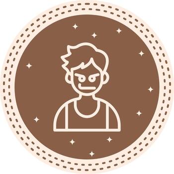 Bad Boy Scalable Visual Design Element vector