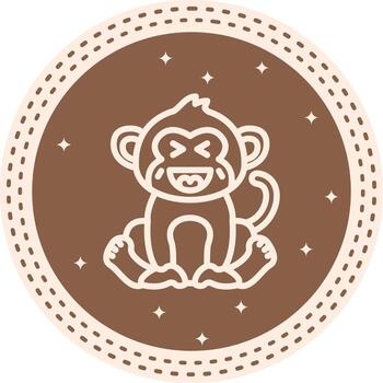 Laughing Monkey Interactive UX Graphic Object vector