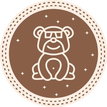 Cool Bear Abstract User Interface Shape vector