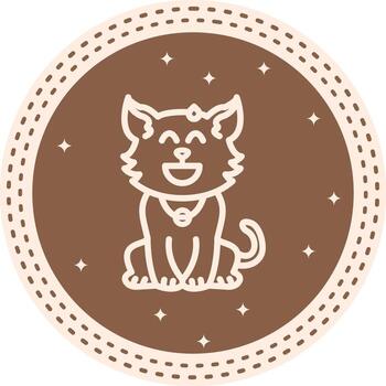 cansado gato mínimo digital gráfico elemento vector