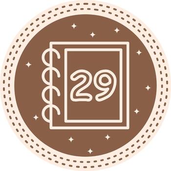 Math Twenty Nine Clean User Experience Element vector