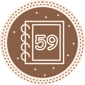 Math Fifty Nine Compact UI Graphic Sketch vector