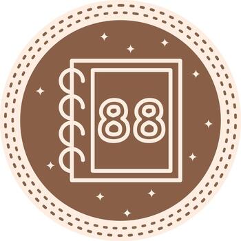 matemáticas ochenta ocho resumen moderno gráfico objeto vector