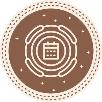 Calendar Functional UI Graphic Element vector