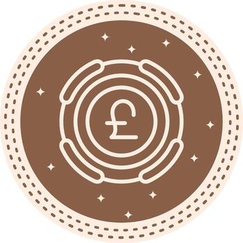 Pound Core Digital Design Feature vector