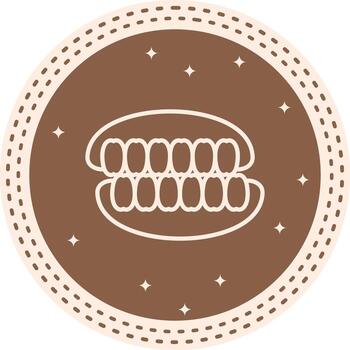 Overbite Elegant Visual Design Shape vector