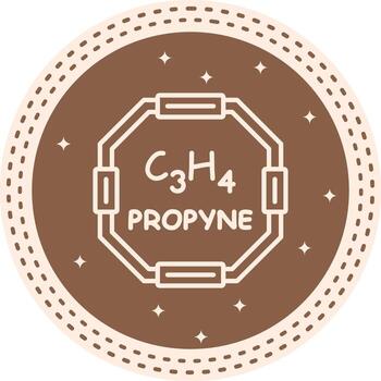 Propyne Feature Highlight Design Mark vector
