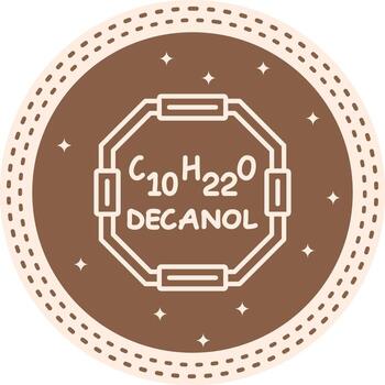 Decanol Structured Web Design Element vector