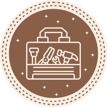 Tool Bag Structured UI Layout vector