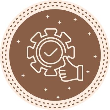 Feedback Badge Distinctive UX Design Shape vector