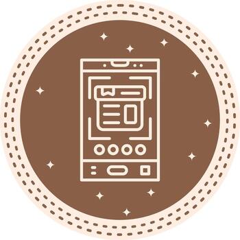 Tracking Number Minimal Clean Graphic Object vector