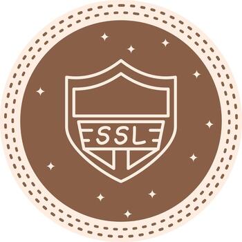 SSL Certificate Balanced Mobile App Symbol vector