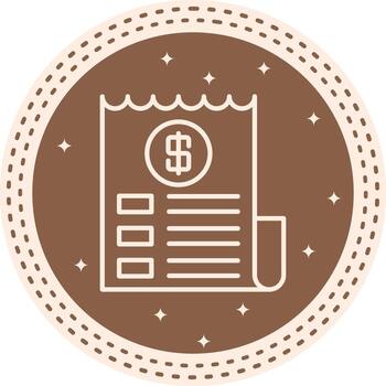 Invoice Minimal Web Graphic Form vector