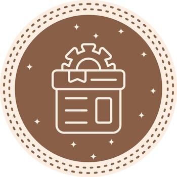 Stock Management Minimal Web Graphic Form vector