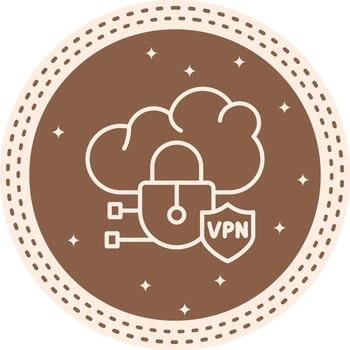 Cloud VPN Balanced Digital Design Feature vector