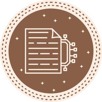 Machine Learning Functional Mobile Design Graphic vector