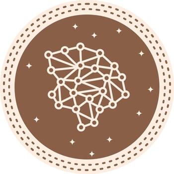 Neural Network Compact UI Graphic Sketch vector